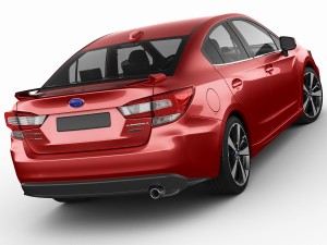 subaru impreza 2017 3D 模型