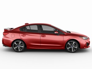 subaru impreza 2017 3D 模型