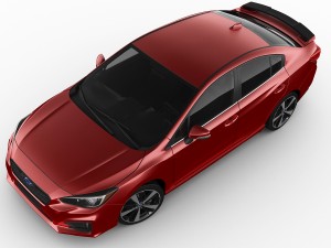 subaru impreza 2017 3D 模型