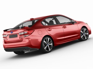 subaru impreza 2017 3D 模型