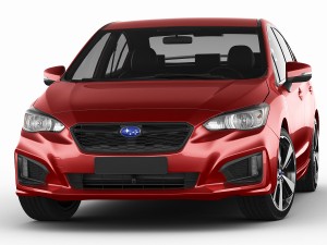 subaru impreza 2017 3D 模型