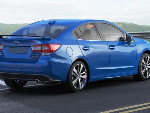 subaru impreza 2017 3D 模型