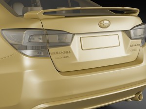 subaru impreza 2017 3D 模型
