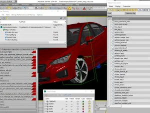 subaru impreza 2017 3D Model