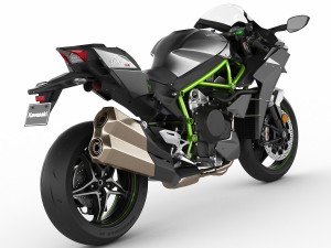 kawasaki ninja h2 3D Model