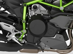 kawasaki ninja h2 3D Model