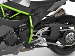kawasaki ninja h2 3D Model
