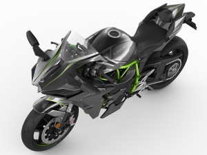 kawasaki ninja h2 3D Model