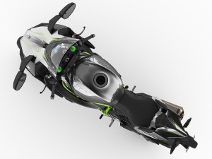kawasaki ninja h2 3D Model