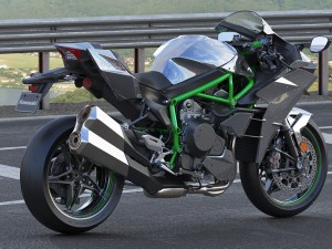 kawasaki ninja h2 3D Model