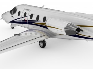 hawker 400xp 3D Model