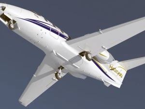 hawker 400xp 3D Model