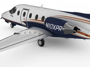 hawker beechcraft beech mitsubishi 400 xpr 400xpr 3D Model