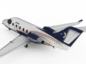 hawker beechcraft beech mitsubishi 400 xpr 400xpr 3D Model