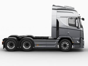 hyundai xcient with trailer Modelo 3D
