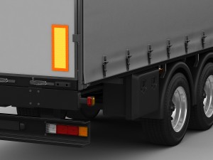 hyundai xcient with trailer Modelo 3D