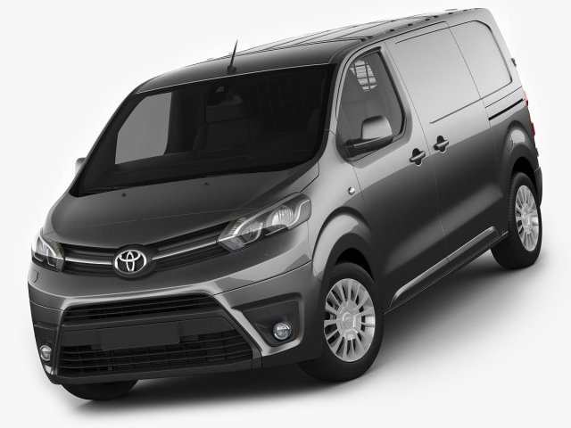 toyota proace van 2016 Modelo 3D .c4d .max .obj .3ds .fbx .stl .blend 