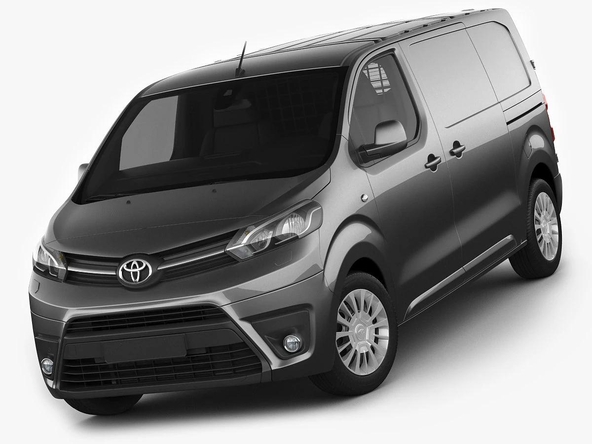 toyota proace 2016 Modelo 3D .c4d .max .obj .3ds .fbx .stl .blend