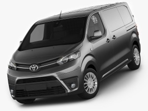 toyota proace van 2016 3D 模型