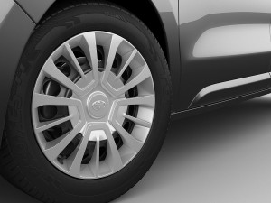 toyota proace van 2016 Modelo 3D