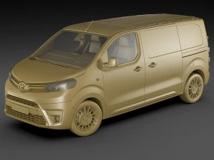 toyota proace 2016 Modelo 3D