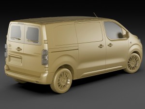 toyota proace van 2016 Modelo 3D