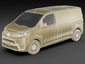 toyota proace 2016 Modelo 3D
