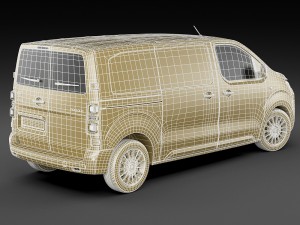 toyota proace van 2016 Modelo 3D