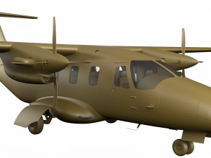 evektor ev-55 outback Modello 3D