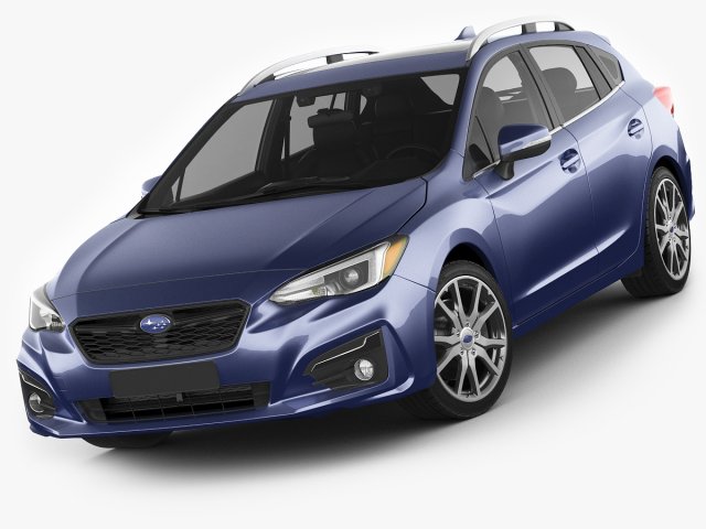 subaru impreza 5-door 2017 3D-Modell .c4d .max .obj .3ds .fbx .stl .blend 