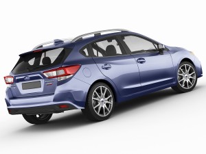 subaru impreza 5-door 2017 3D-Modell