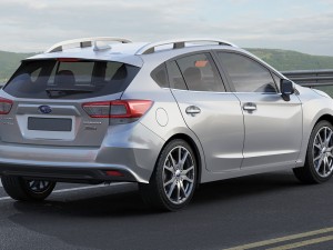 subaru impreza 5-door 2017 3D-Modell
