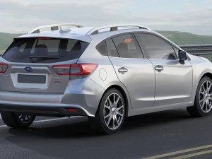 subaru impreza 5-door 2017 3D Model
