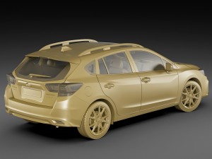subaru impreza 5-door 2017 3D-Modell