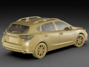 subaru impreza 5-door 2017 3D Model