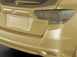 subaru impreza 5-door 2017 3D-Modell