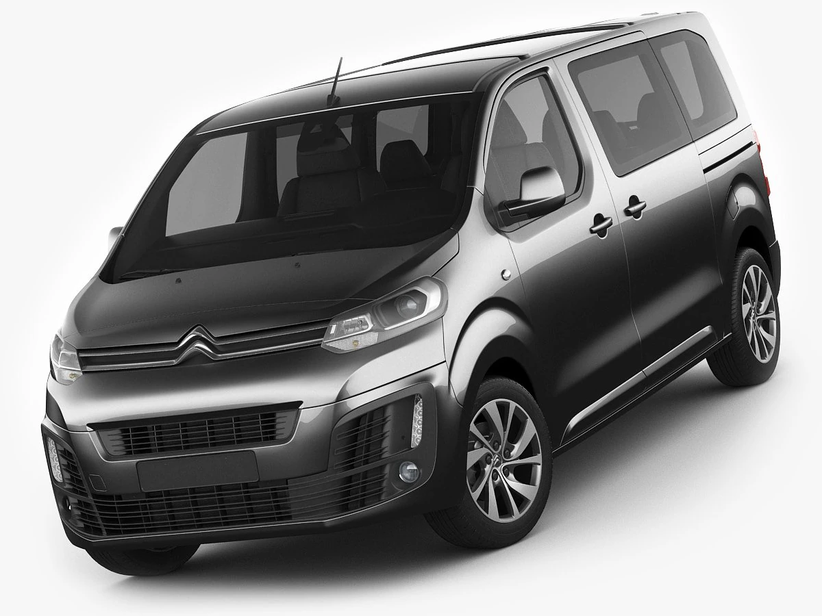 citroen spacetourer 2016 3D Model .c4d .max .obj .3ds .fbx .stl .blend