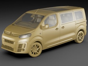 citroen spacetourer 2016 3D Model