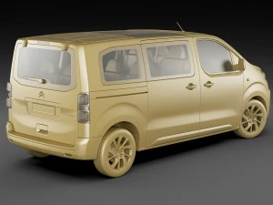 citroen spacetourer 2016 3D Model