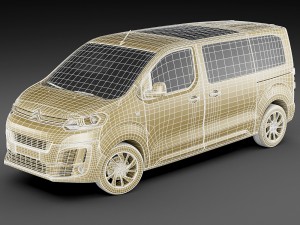citroen spacetourer 2016 3D Model