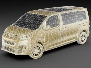 citroen spacetourer 2016 3D Model
