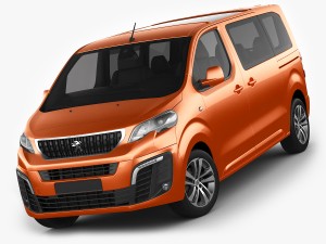 peugeot traveller 3Dモデル