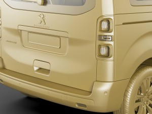 peugeot traveller Modèle 3D
