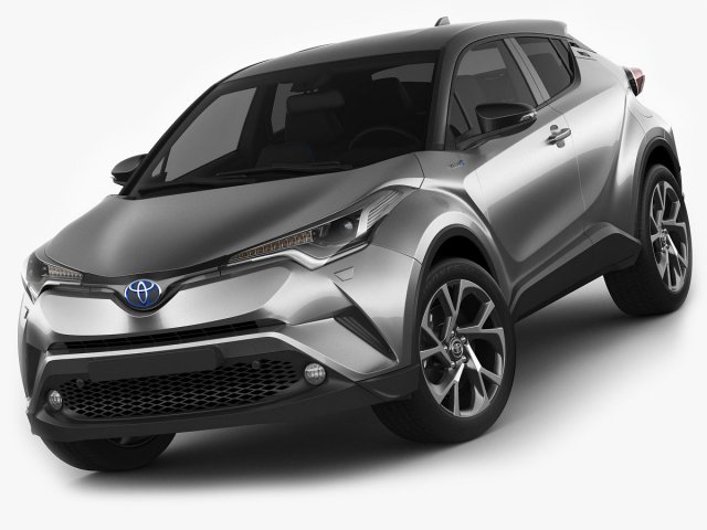 toyota c-hr 2017 3D Model .c4d .max .obj .3ds .fbx .stl .blend 