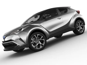 toyota c-hr 2017 3D Model