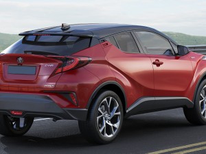 toyota c-hr 2017 3D Model