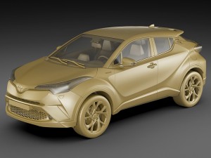 toyota c-hr 2017 3D Model