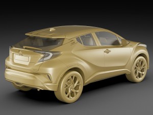 toyota c-hr 2017 3D Model