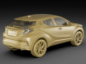 toyota c-hr 2017 3D Model