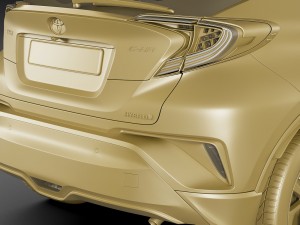 toyota c-hr 2017 3D Model